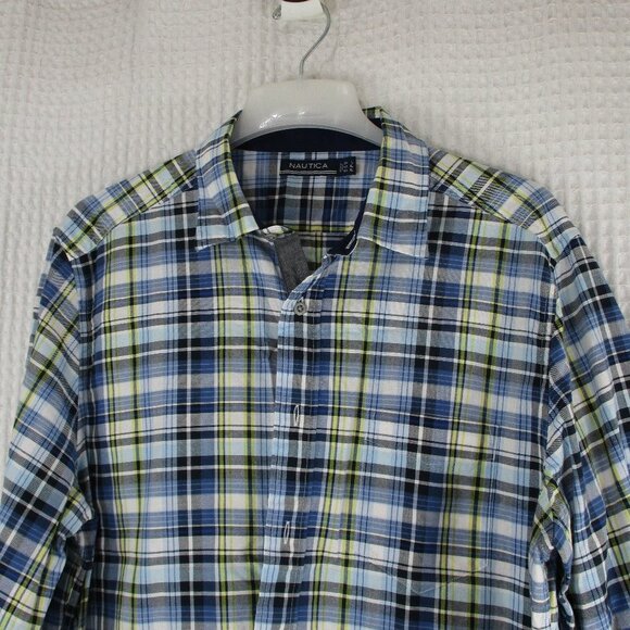 NAUTICA Long Sleeve Button Down Shirt Size Large - Picture 2 of 7
